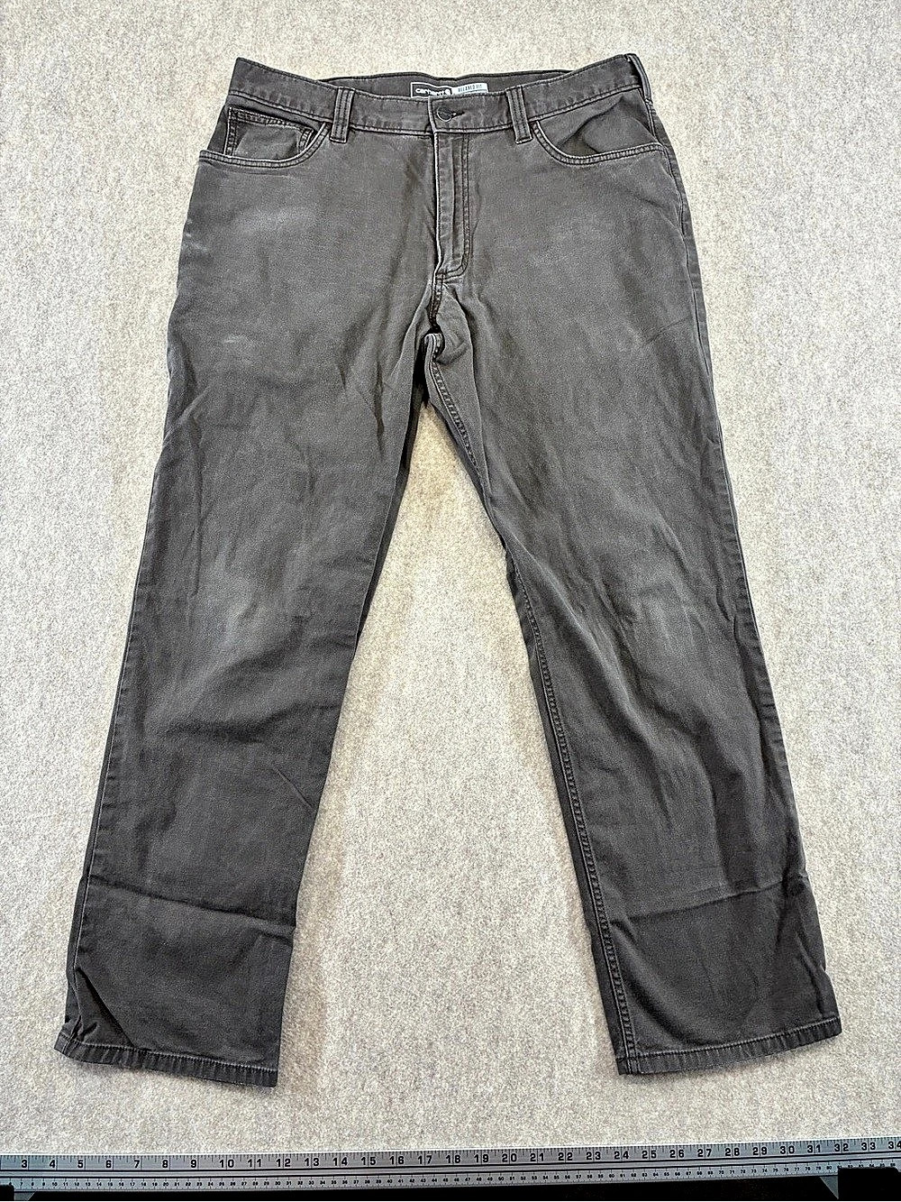 Carhartt Rugged Flex Relaxed Fit 36/32 Canvas 5-Pocket Work Pant Canvas Work Pan